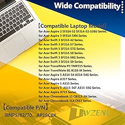 TAVZENL AP18C8K 50.29Wh Battery Replacement for