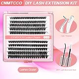 CNMTCCO D Curl Individual Cluster Lashes DIY False Eyelash Extensions 10-16mm view 7