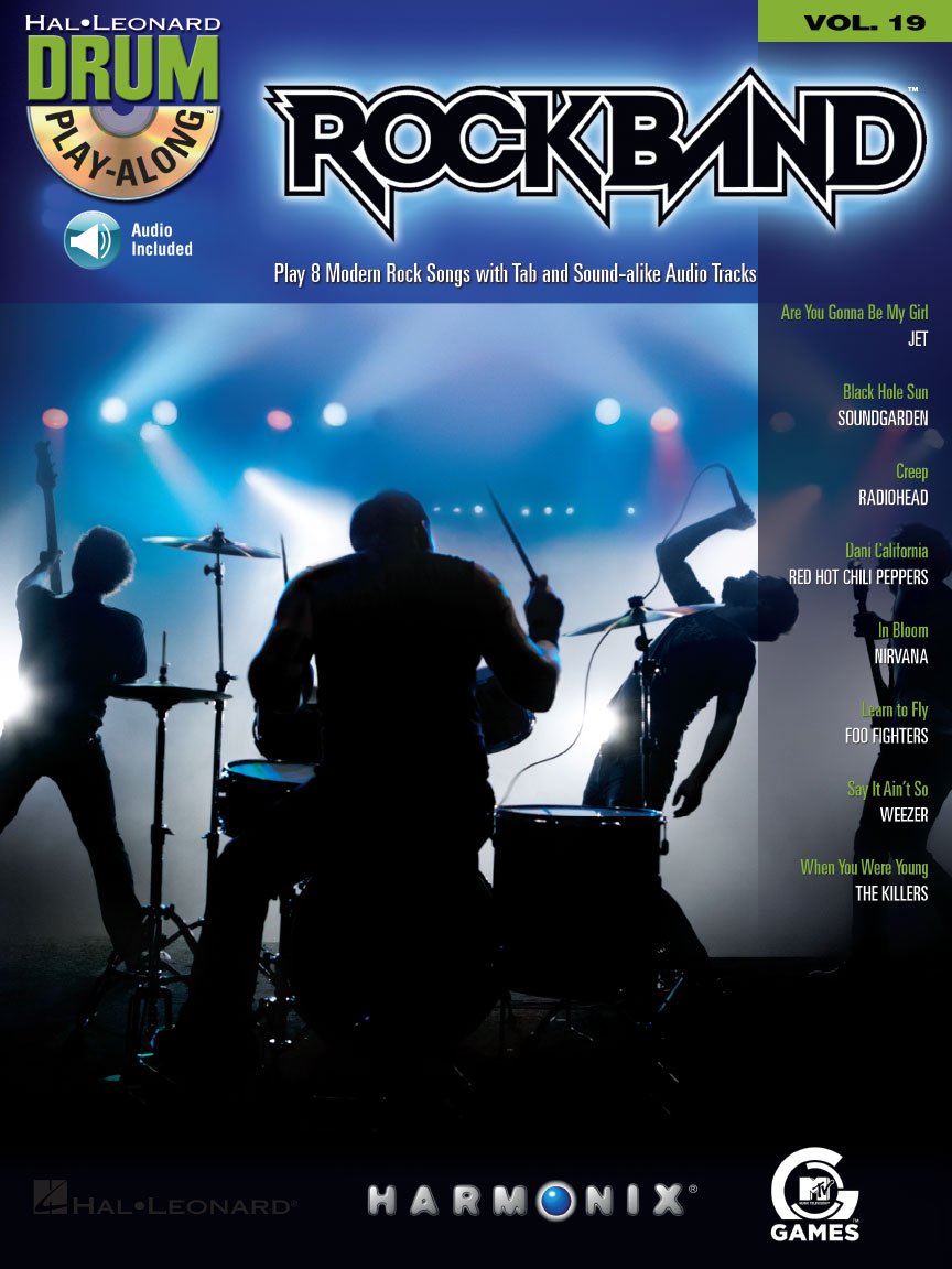 Drum Play Along Volume 19 Rockband Drums Book/Cd (Hal Leonard Drum Play-Along)