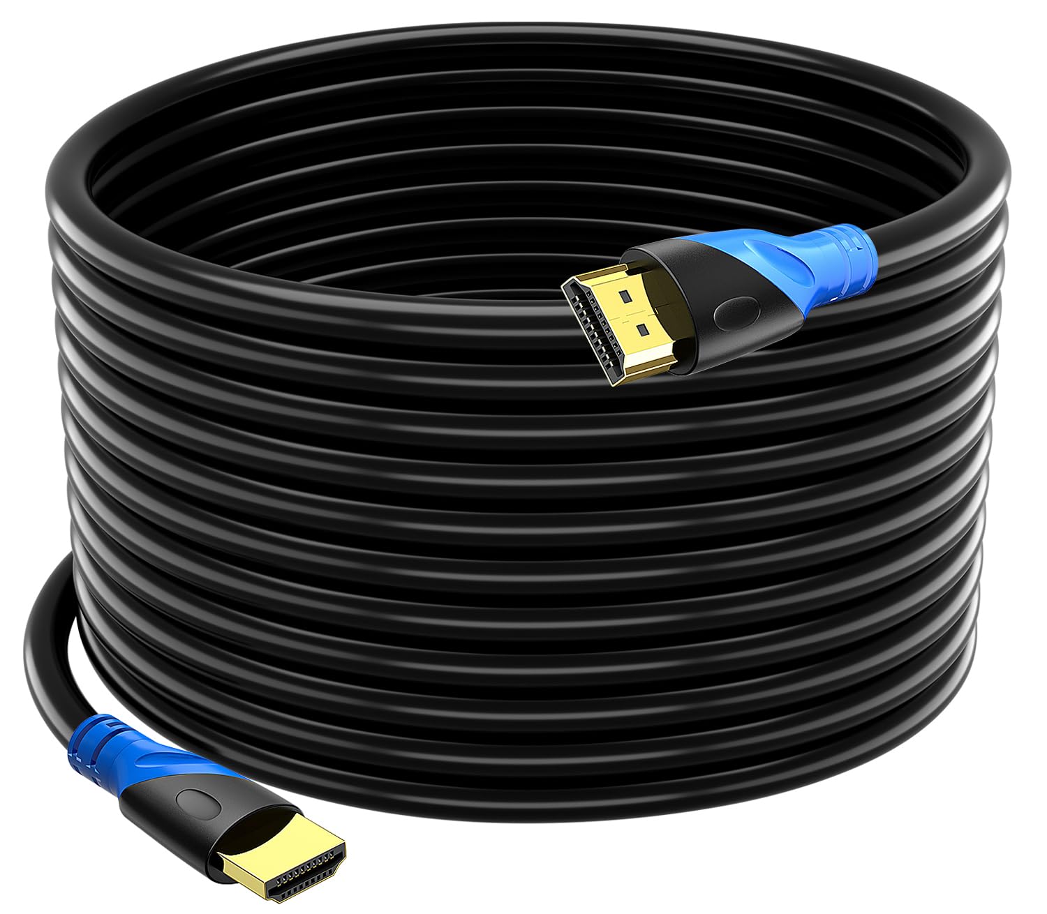 Photo 1 of Rommisie 4K HDMI 50 FT Cable (HDMI 2.0,18Gbps) Ultra High Speed Gold Plated Connectors,Ethernet HDMI Cord, 4K@60HZ 2K 1080P 3D ARC Compatible with UHD TV Monitor Laptop Xbox PS4/PS5 ect(15m)