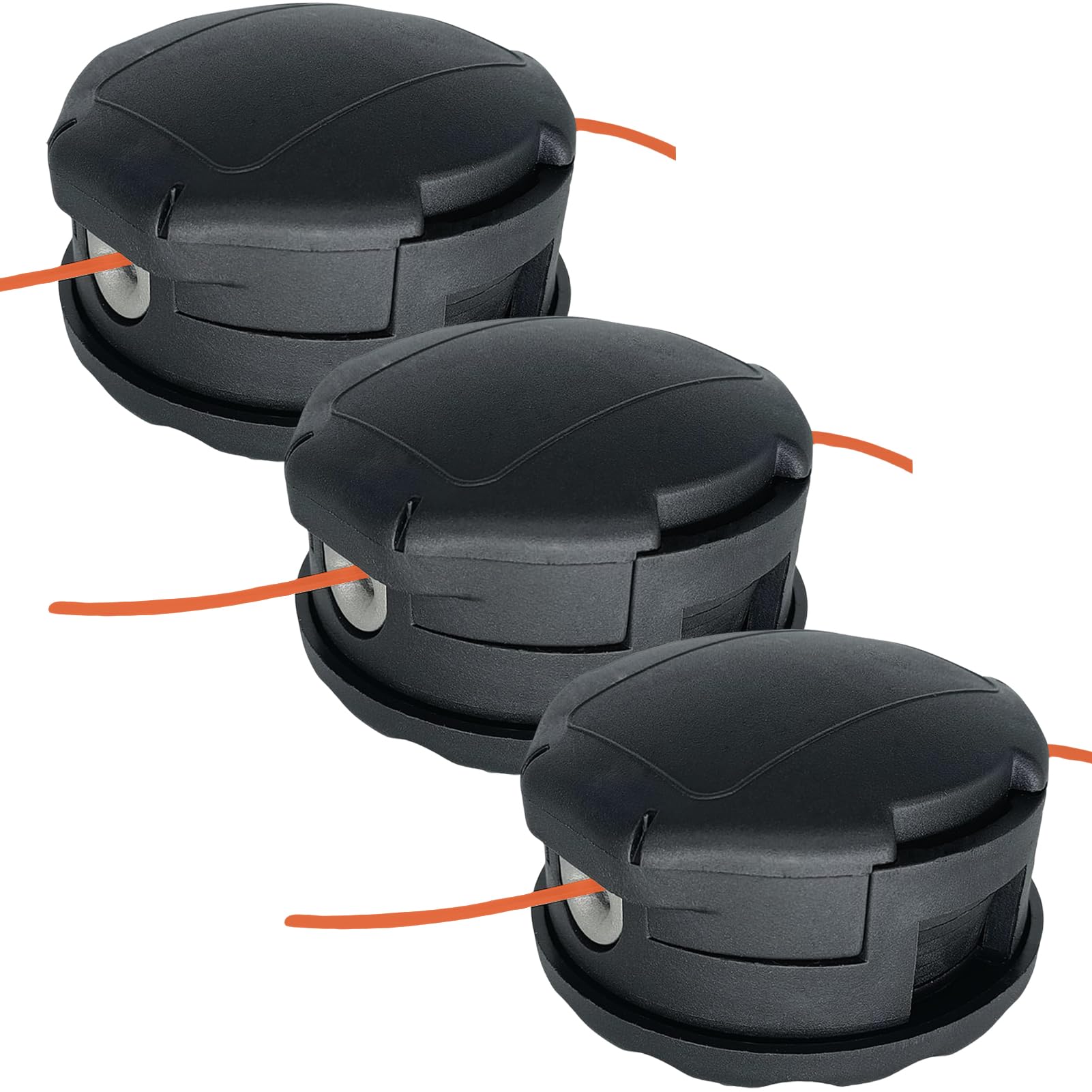 Photo 1 of String Trimmer Head for Echo Speed Feed 400, SRM230 SRM225 SRM210 SRM210, Fit for Echo Weed Eater PAS210 PAS211 PAS225 PAS230 PAS260, T195S T220 T222 T230 T231 Straight Shaft Trimmer-3 Pack
