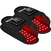DGXINJUN Cordless Red Light Therapy for Foot Slipper Near Infrared Light Therapy Device for Feet Toes Instep Pain Relief Led Portable Wearable Rechargeable with 4000mAh Battery