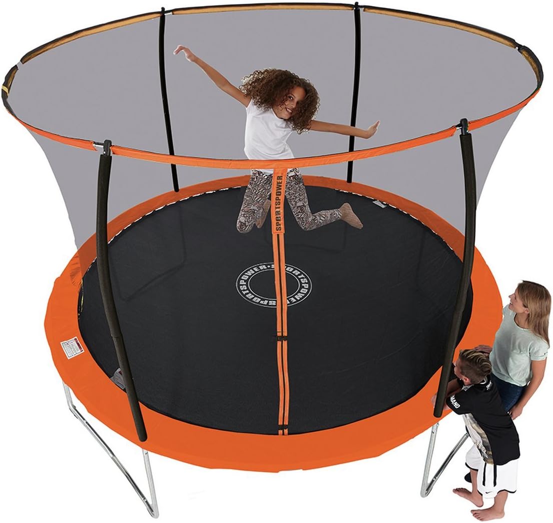 Sportspower 10ft Trampoline With Folding Enclosure 404. Amazon.co.uk