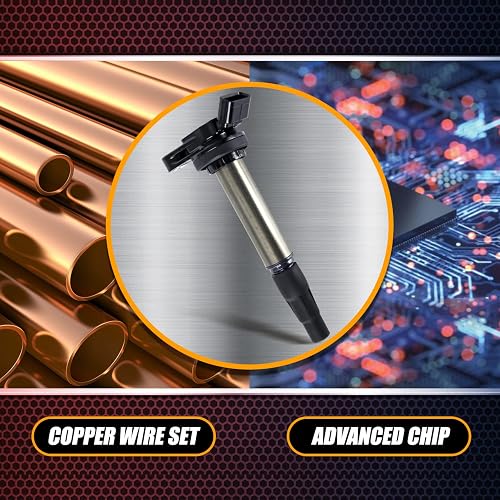 YITAMOTOR Ignition Coils Compatible with 2009-2017 Toyota Corolla, 2009-2014 Matrix