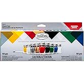 Testors Enamel Paint Assorted Colors Set | Assorted Hobby Colors, Brush-Ready Formula, General Purpose, Model Detailing, Crafting Projects, 0.25 Oz
