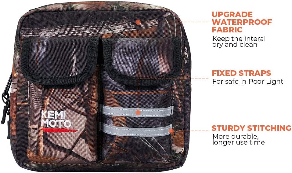 kemimoto ATV Tank Bag Waterproof W/Cooler Motorcycle Saddle Bag Compatible with Sportsman Scrambler Foreman Rancher Snowmobile Bicycle: Automotive