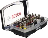 Bosch 32pc Screwdriver Bit Set Extra Hard Hex Shank Magnetic Holder 1/4" view 3