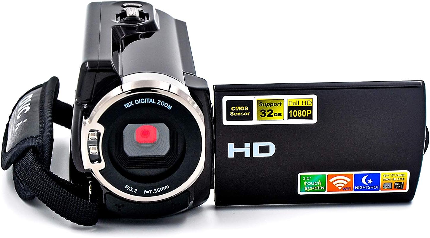 HDV501 FHD 1080P Camcorders WiFi Connection 60FPS Dual SD