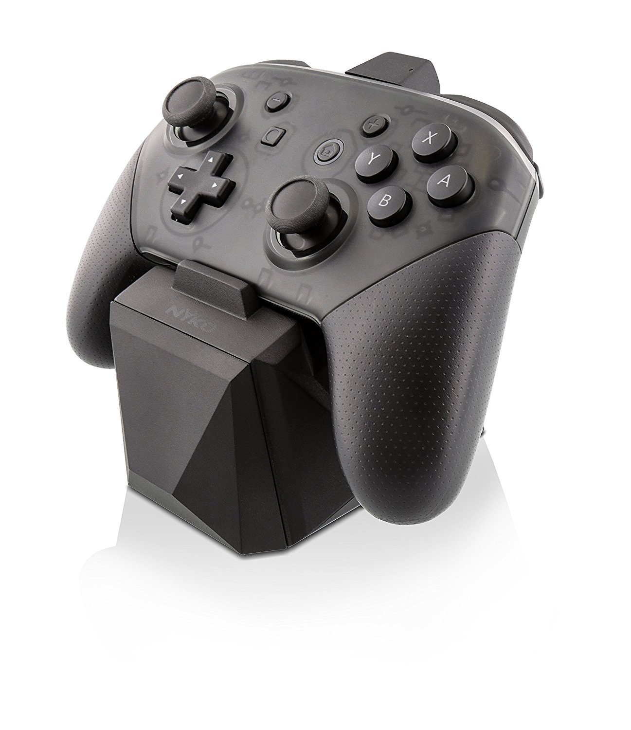 Nyko Charge Block Pro - Pro Controller Charging Station with patented charge dongle and included Micro-USB/AC Power Cord for Nintendo Switch: Video Games