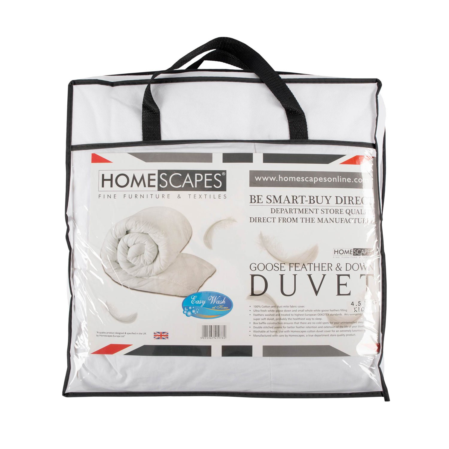 cot bed feather duvet