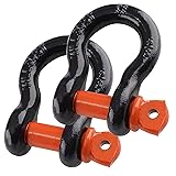 iztor 5/8" D Ring Bow Shackle Isolator 2 Pk