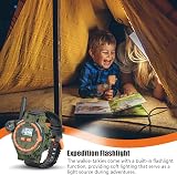 zeeloopbee Rechargeable Kids Walkie Talkies Long Range Flashlight Toy Ages 4-12 view 3