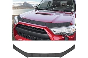 Qyebbk Hood Protector for 2010-2024 Toyota 4Runner Hood Deflector Guard Soft TPE Material Hood Shield Trim for 4 Runner Exterior Accessories