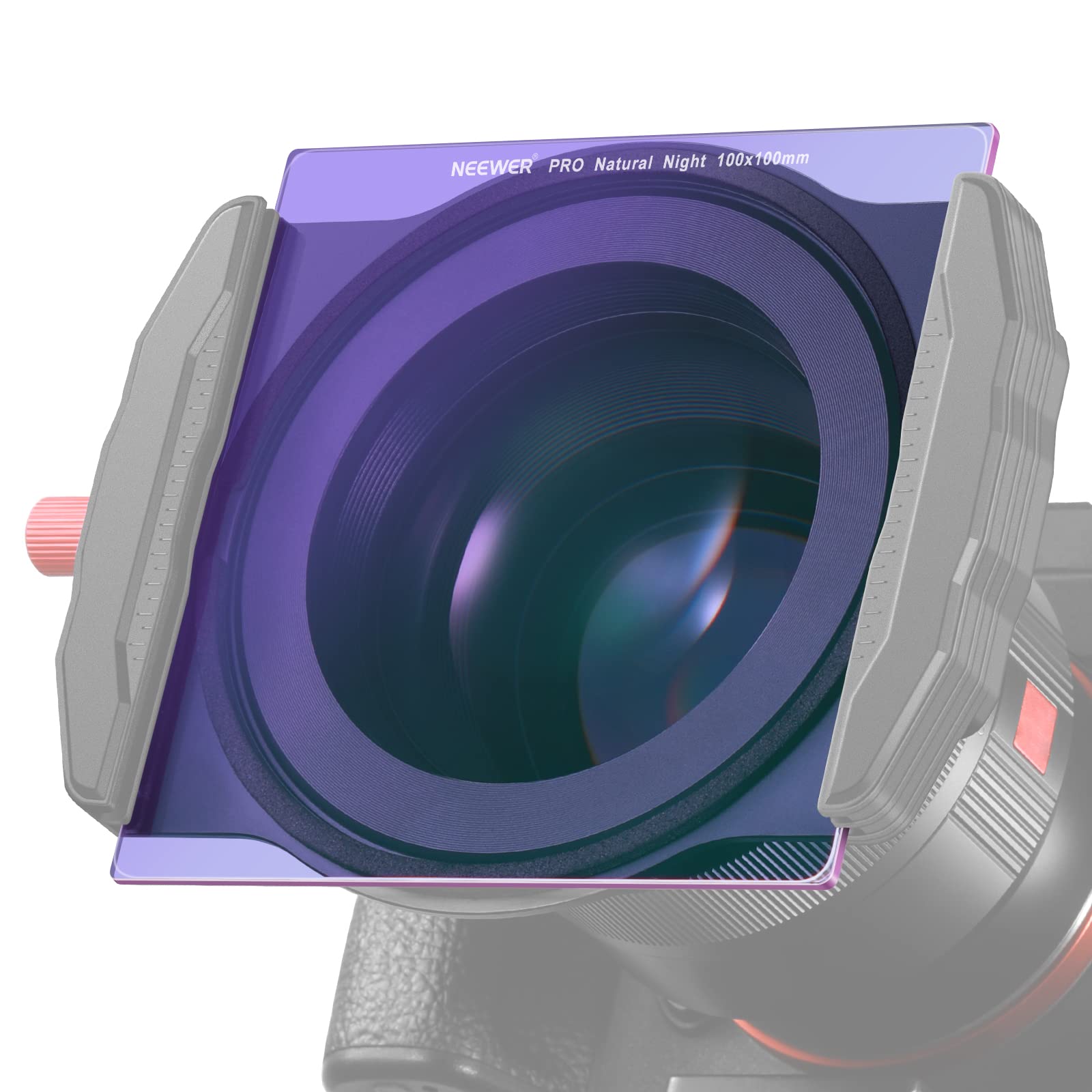 NEEWER 100 x 100mm Natural Night Square Filter, Light Pollution Reduction Filter for Starry Night Sky/Star Astrophotography with 30 Layer Nano Coated HD Neodymium Optical Glass