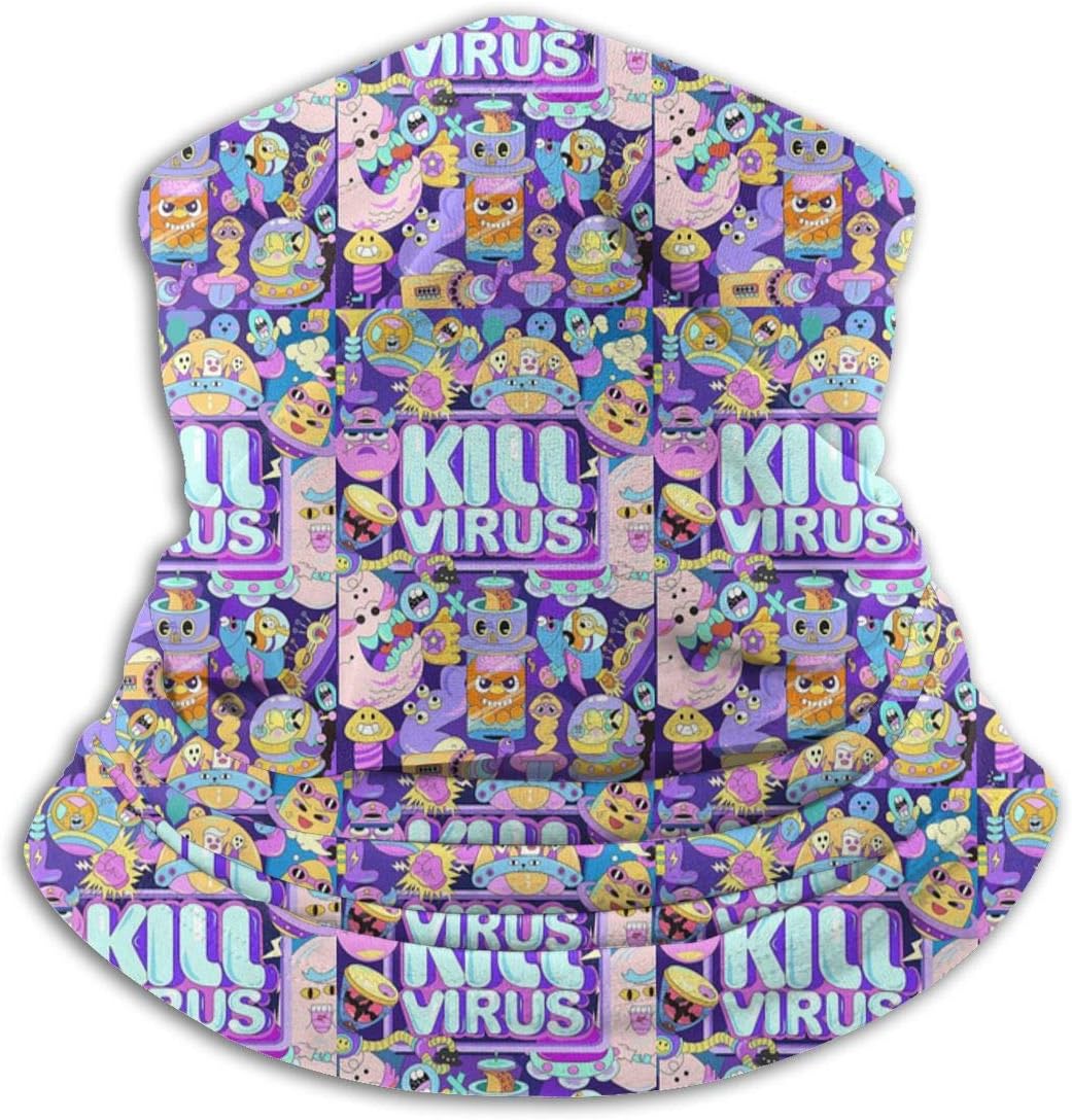 Face Mask Custom 3D Seamless Half Face Bandanas Balaclava (style27)