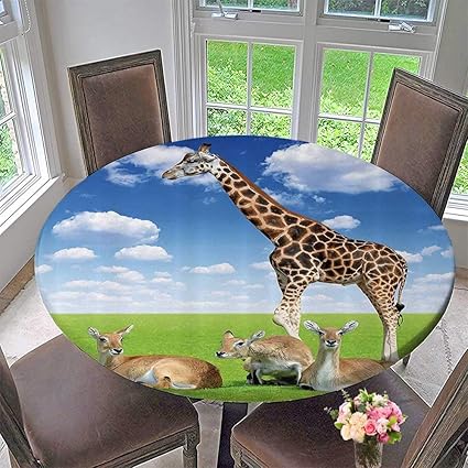 Amazon Com Mikihome The Round Table Cloth Antelope And