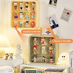 Clear Display Case for Figures,Wall-Mounted Doll