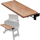 Iron Forge Tools 26 x 12 Wood Folding Grill Shelf | Compatible with Traeger Pro 22, Pro 575 &amp; Ironwood 650, Fits Texas Elite &amp; Eastwood Pellet Smokers