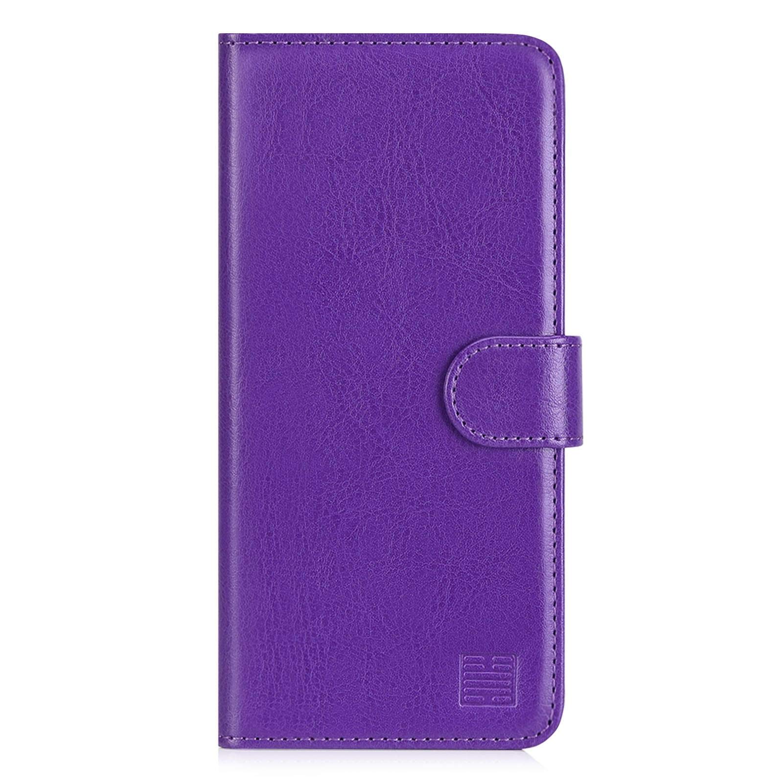 32nd Book Wallet PU Leather Flip Case Cover For Samsung Galaxy A32 5G (2021), Design With Card Slot and Magnetic Closure - Purple