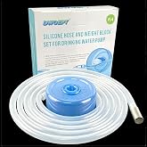 Silicone Hose with Weight Block, Replacement Tube for Water Bottle Pump 4ft | Food Grade Tube Replacement for Drinking Water Pump and Desktop Water Dispenser Hose, Fits Most USB 5 gallon Water Jug Pumps