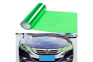 EOHMAK Car Light Tint Film Headlight Fog Light Color Sticker Auto Smoke Sheet Cover for Brake Taillight (Green, 30x100CM)