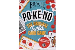 Bicycle Pokeno Card Game Set with Deck, Scoreboards & Chips, Poker meets Keno, Fun Party Game and Family Game Night Favorite, Ages 6+