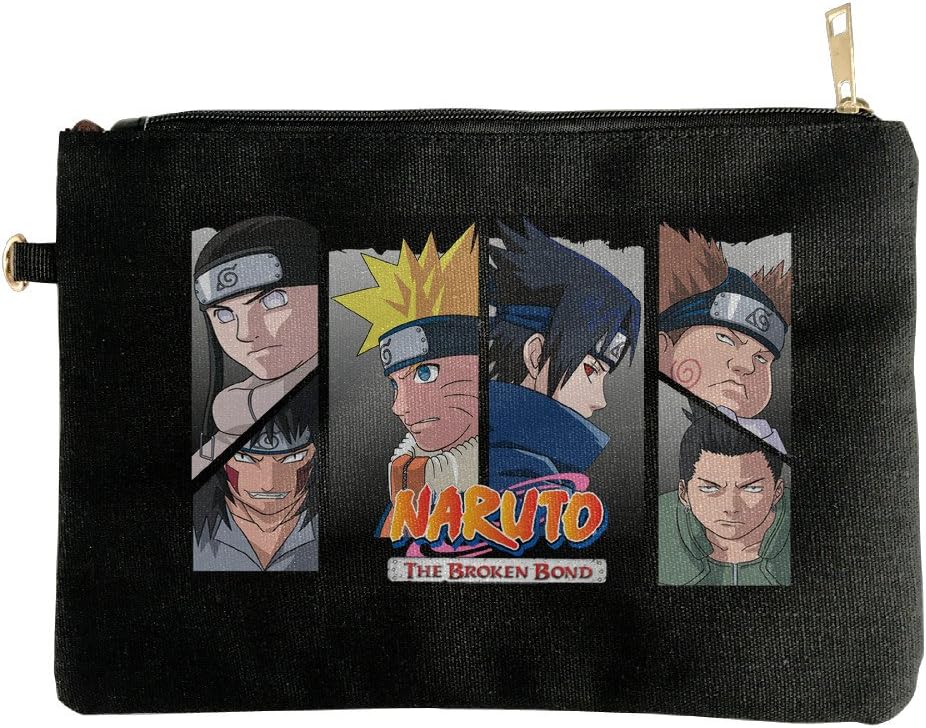 Papaca Naruto Broken Bond By Konkideikoka Zipper Bags-Canvas For Unisex.