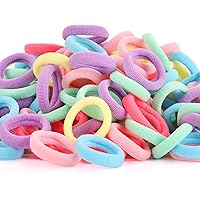 200 Pack Hair Ties BEoffer Baby Toddlers Girls Elastics Hair Bands No Damage Multicolor Colorful Small Rubber Bands Ponytail