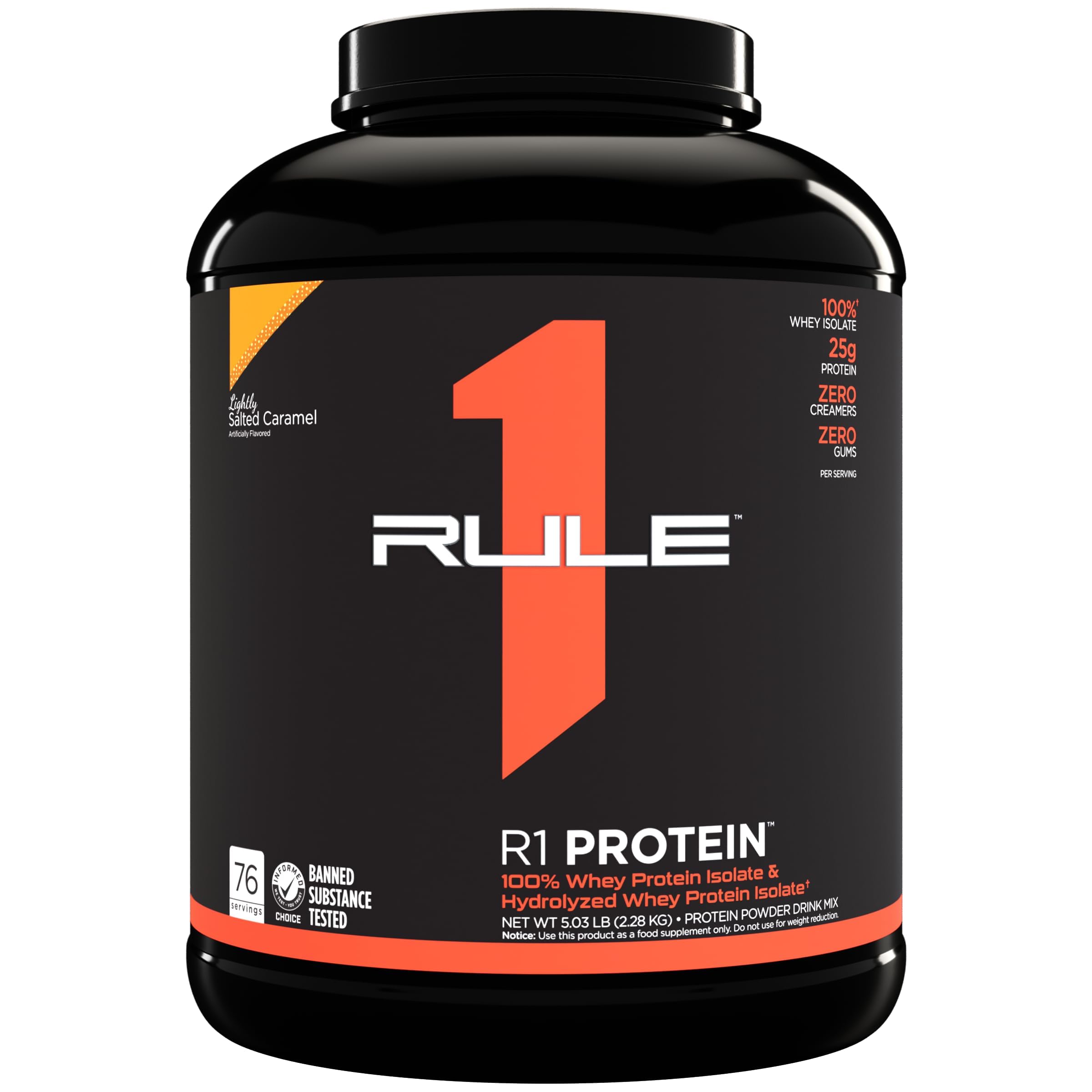Rule1 R1 Protein Lightly Salted Caramel, 2.27 kg