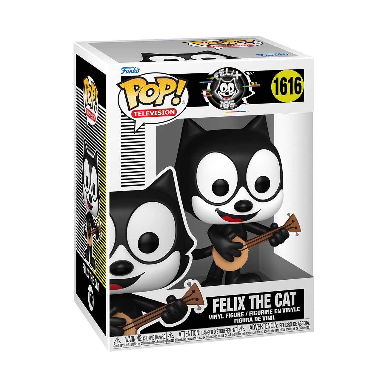 Funko Pop! TV: Felix the Cat 105th - Felix - Collectable Vinyl Figure - Gift Idea - Official Merchandise - Toys for Kids & Adults - Cartoons Fans - Model Figure for Collectors and Display