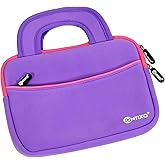 Contixo 10" Protective Sleeve Bag - Compatible with K102 & K103 Kids Tablets, Shockproof & Water-Resistant Carrying Case (Purple)