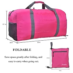 Woogwin Travel Duffel Bag Large Foldable Waterproof