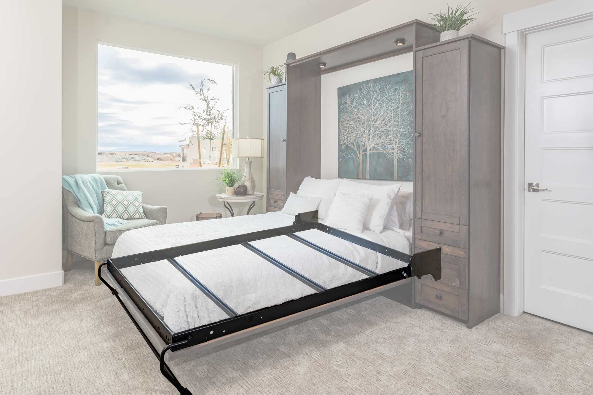 Wilding Wallbeds Murphy Bed Mechanism Kit Vertical Wall Bed, DIY Frame