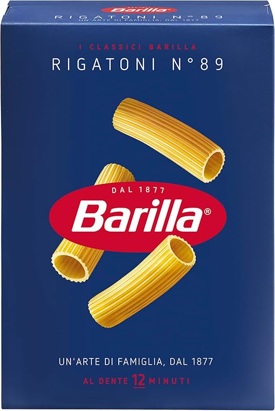 Pasta Rigatoni N. 89, Pasta Corta di Semola di Grano Duro, 500 g