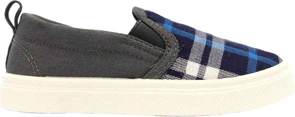 boys navy slip on shoes
