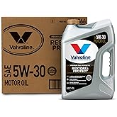 Valvoline Restore & Protect Full Synthetic 5W-30 Motor Oil 5 QT, Case of 3
