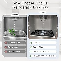 KindGa Refrigerator Drip Catcher Tray,Protector Ice