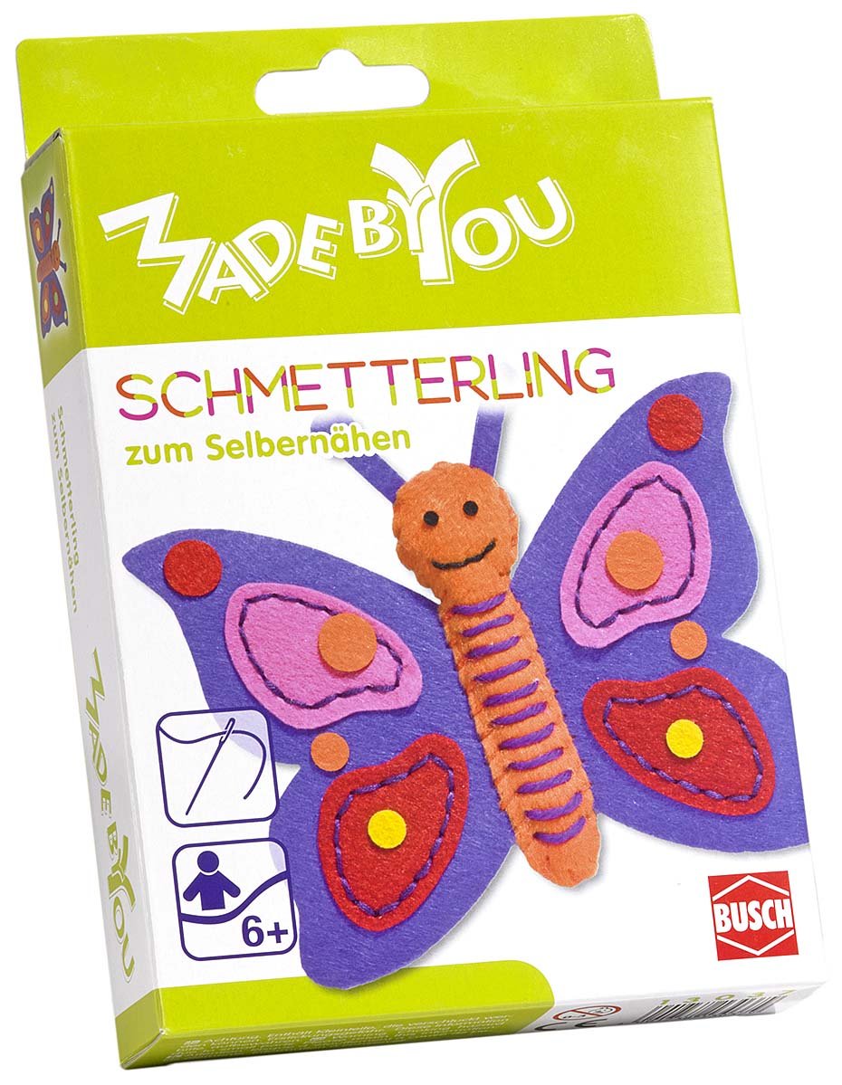 Busch Made By You 13037 Purple Butterfly Childrens Craft Kit