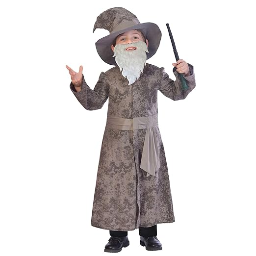 Weiser Zauberer - Gandalf Dumbledore Kostüm Kinder Jungen Amscan