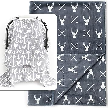 muslin and minky blanket