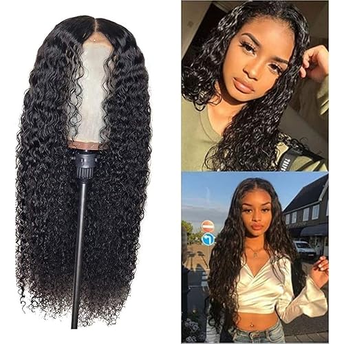 Human Hair Lace Front Wigs for Women Ear Lace Frontal Wigs Brazilian Deep Wave Wigs with Baby Hair Pre Plucked 100% Unprocessed Brazilian Virgin Hair Wigs Human Hair
