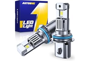 AUTOONE 9007/ HB5 Bulbs 40000LM for Automotive Halogen 9007 Light, 99% Compatibility, Plug-N-Play, Fog Light Replacement