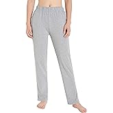 Weintee Women's Cotton Sweatpants Knit Pants with Pockets
