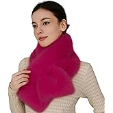 Roniky Faux Fur Scarf for Women - Ultra Soft Plush Winter Scarf, Fluffy Neck Wrap, Warm Accessory for Fall and Winter