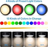 Cadrim Under Cabinet Lights RGB Wireless 13 Color Dimmable 2 Pack 4000K view 2
