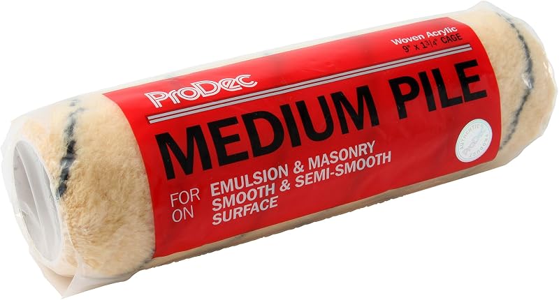 ProDec 6 x 9 Inch Tiger Stripe Woven Paint Roller Sleeves Emulsion Masonry