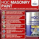 HQC Weather Shield Terracotta Masonry Paint 1L Storm Proof Scrub Resistance view 4