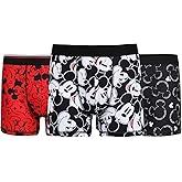 Bioworld Mickey Mouse Classic All-Over Print Men's Boxer Briefs Multipack (3 Pack)