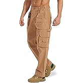 MOURCE Tactical Pants for Men Quick Dry Ripstop Cargo Pants Water Resistant Breathable Outdoor Pants with 9 Pockets