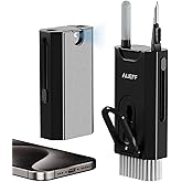 Aijeff Cleaner Kit for Airpod, Phone Cleaning Kit, Screen Cleaner with Spray and Microfiber Cloth, Multifunctional Keyboard C